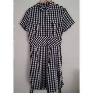 Catherine Malandrino Dress Buffalo Plaid Print (SIZE 12)
